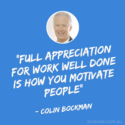 Colin Bockman motivation management training